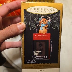 1993 Keepsake Ornament with Mouse and Headphones $35 In the 90s